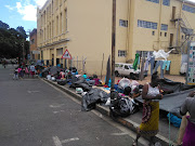 For refugees living on pavements in Cape Town, physical distancing is a distant dream.