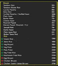 Bawarchi Khana menu 2