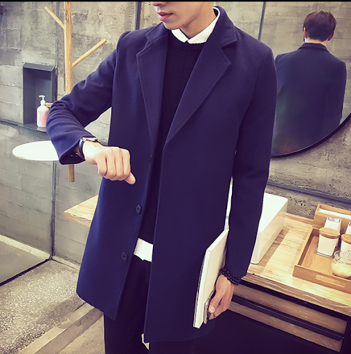 Title 6, Single-breasted mid-length trench coat for all-...