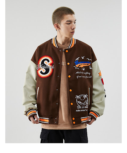 Title 12, Mens Spring and Autumn Baseball Uniform Jacket...