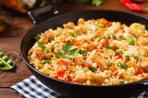 Chicken Singapore Fried Rice