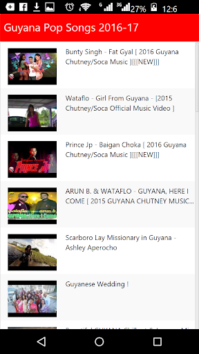 Guyana Pop Songs 2016