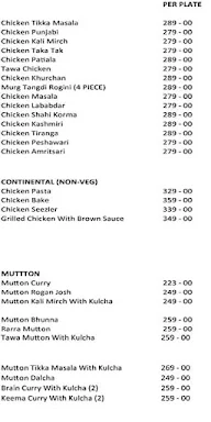 7 Days Restaurant menu 2