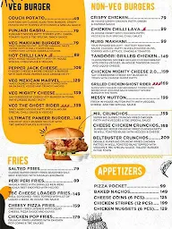 The Burger Company menu 1