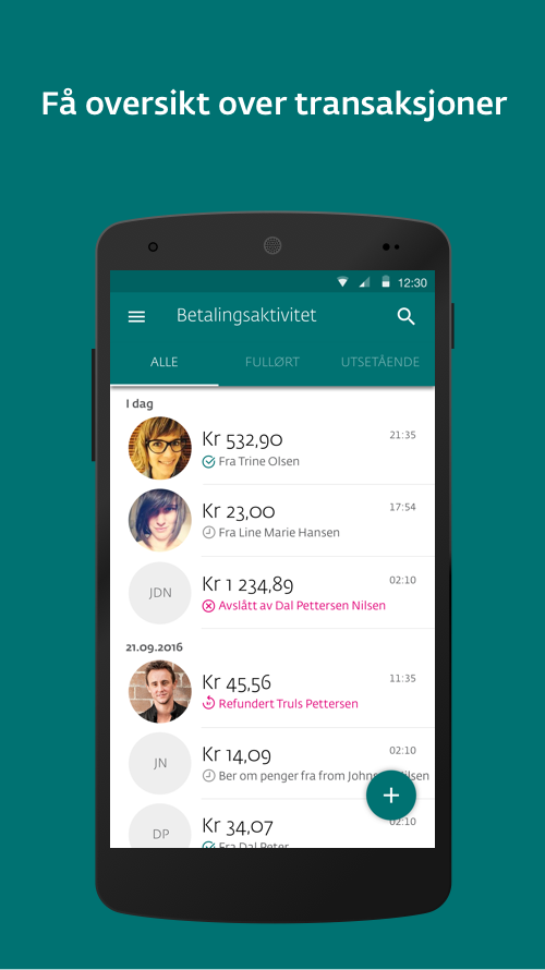 Android application Vipps Business screenshort
