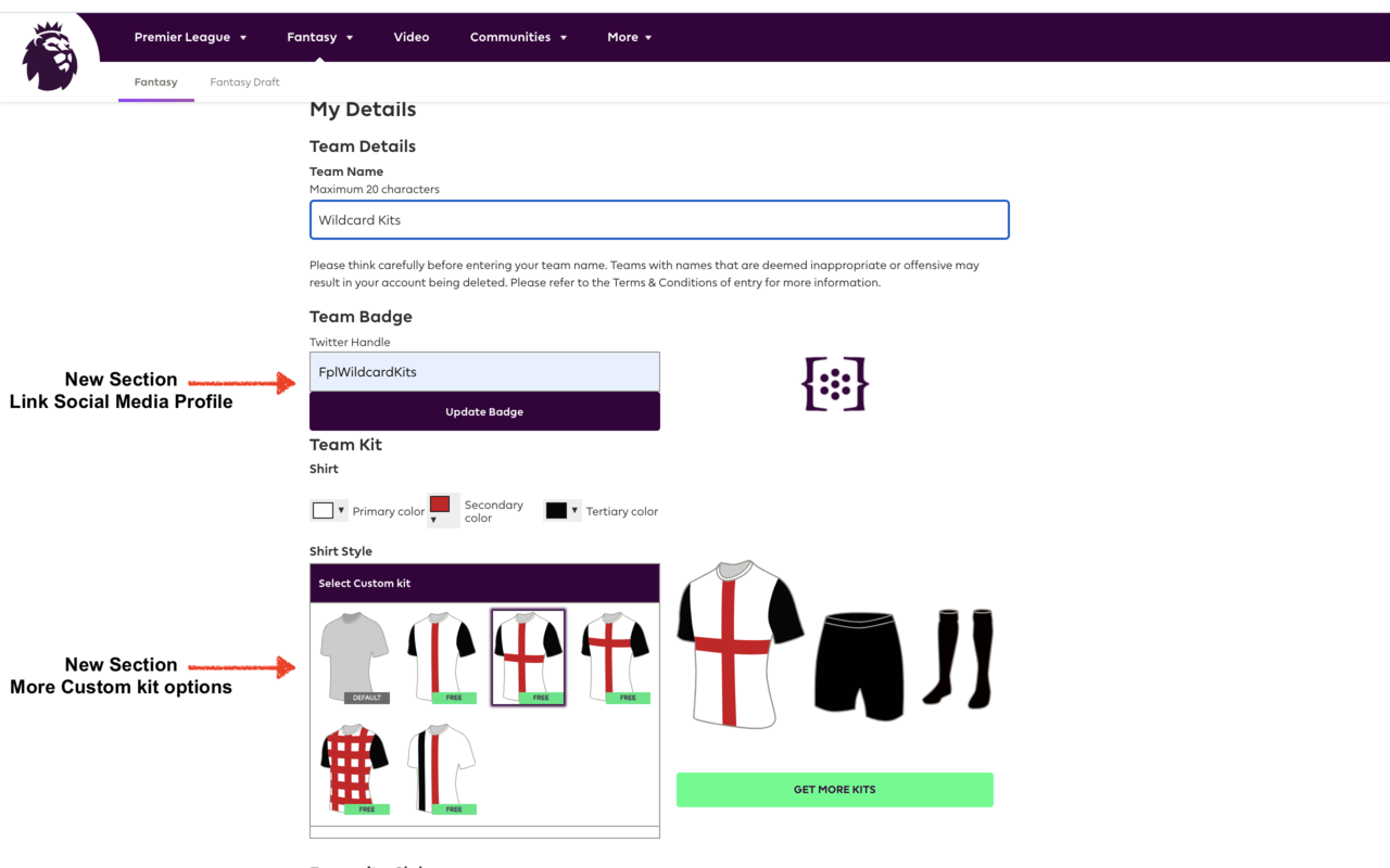 FPL Wildcard Kits Preview image 0