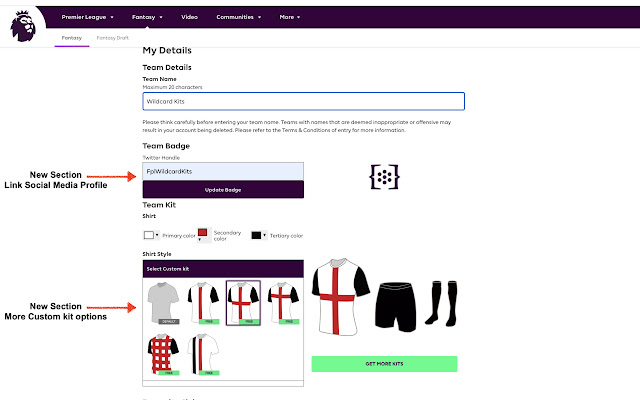 FPL Wildcard Kits chrome extension