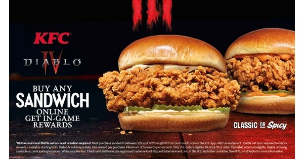 KFC x Diablo IV rewards