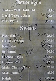 Kanti's menu 7