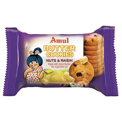Amul Nuts & Raisin Cookies 50 Gm