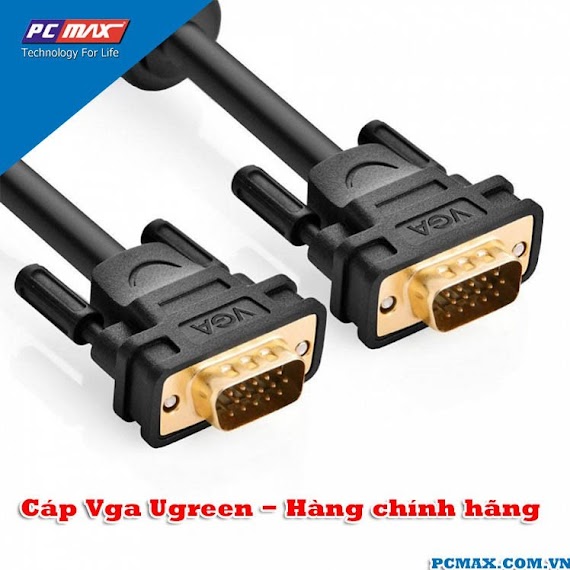 Cáp Vga Ugreen 1M 1.5M 2M 3M 5M Cho Máy Chiếu Màn Hình Máy Tính - Hàng Chính Hãng