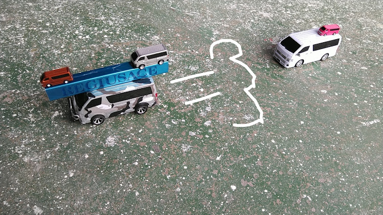 ハイエースバンの全国ちび箱連合会に関するカスタム事例の投稿画像5枚目