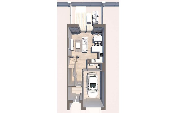 Diana A zestaw 6 segmentów - Rzut 3D