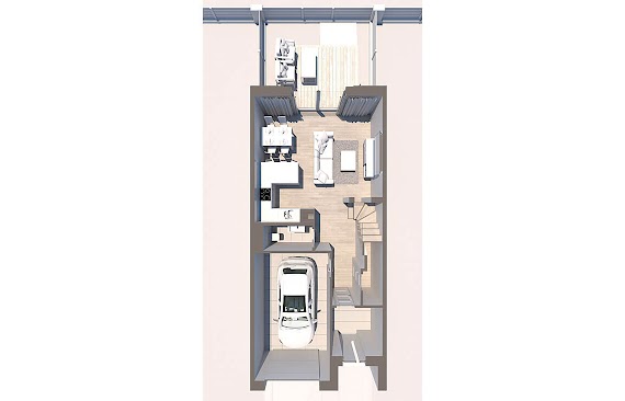 Diana A zestaw 6 segmentów - Rzut 3D