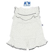 Bộ Quần Áo Ngắn Bé Gái Họa Tiết Hạt Chia Thun Cotton - Aicdbglvkuhl - Ain Closet