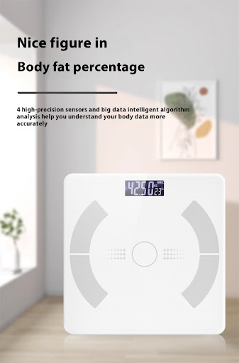 Title 2, Smart Bluetooth Rechargeable Human Body Fat Sca...