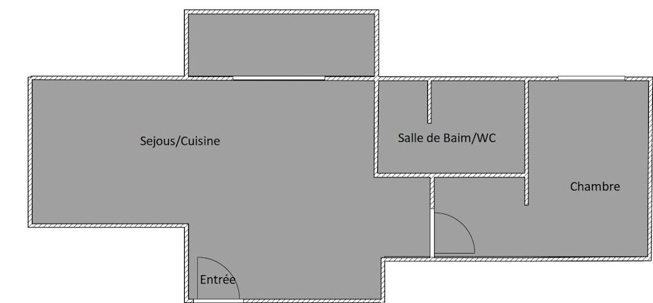 Vente appartement 2 pièces 45 m² à Saint-Denis (97400), 105 000 €