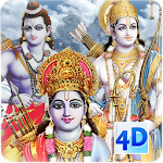 Cover Image of डाउनलोड 4D Shri Rama (श्री राम दरबार) Live Wallpaper 7.0 APK