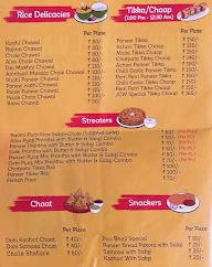 Jain Chawal Wale Atulyam menu 1