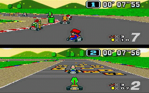Super Mario Kart - Super Nintendo Emulator