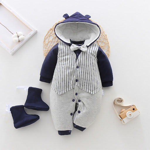 Title 10, Newborn one-piece thick clothes Keep your baby ...