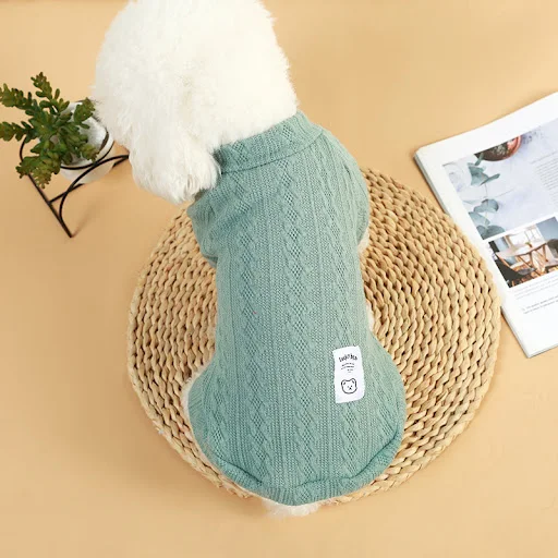 Puppy Cat Sweater Winter Warm Dog Clothes for Small Dogs Pet Knitted Vest Dachshund Costume Schnauzer Chihuahua Yorkie S