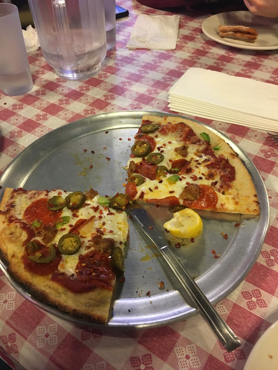 Gluten-Free Pizza at Red Banjo Pizza Parlour