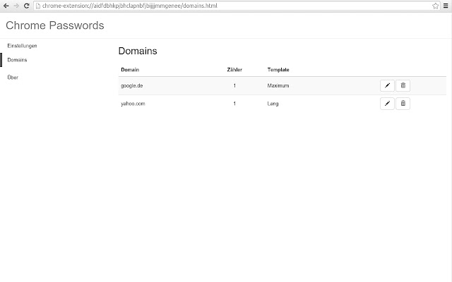 Chrome Passwords History