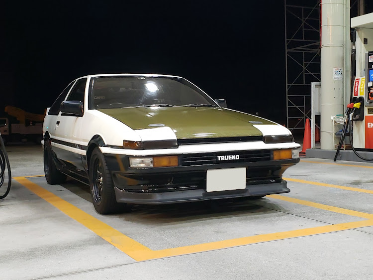 スプリンタートレノのガソスタは盛れるに関するカスタム事例の投稿画像1枚目