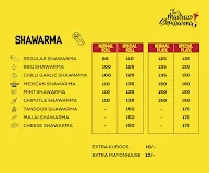 The Madras Shawarma menu 1