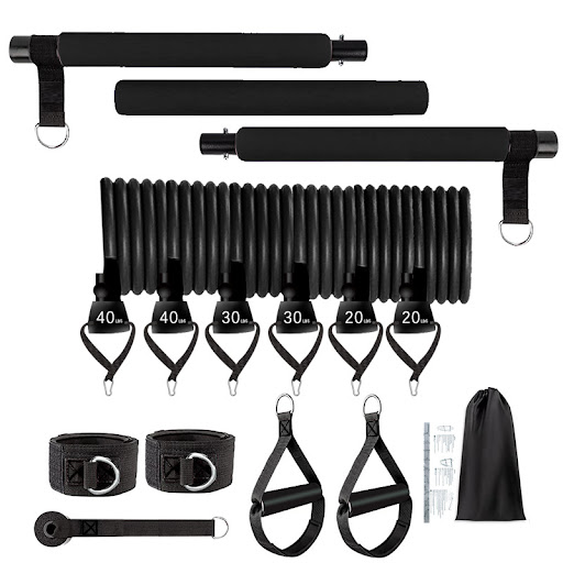 Title 4, Womens 11-piece Rope Stretch Fitness Stick Set...