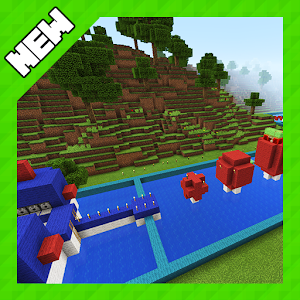 Slippery tests (Mini-Game). MCPE map 1.0.0 Icon