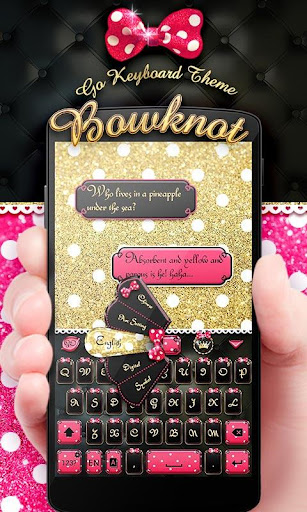 Bowknot GO Keyboard Theme