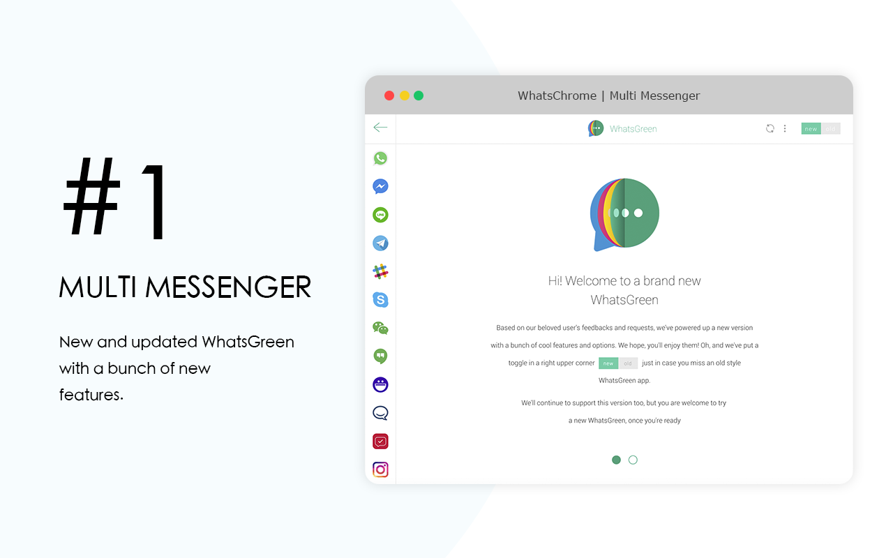 Green Multi Messenger for WhatsApp Preview image 1