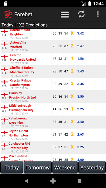 Accurate football prediction app live