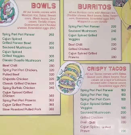 Mex Bowl Inc menu 1