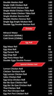 Roll Baby Roll Family Restaurant menu 2