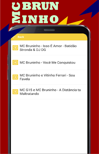 MC Bruninho - Jogo do Amor música APK voor Android Download