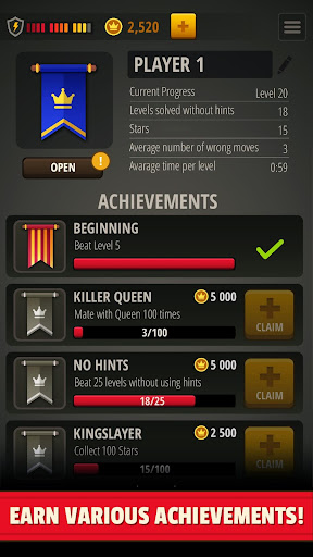 Chess Free - Real Chess Time  Checkmate Puzzles