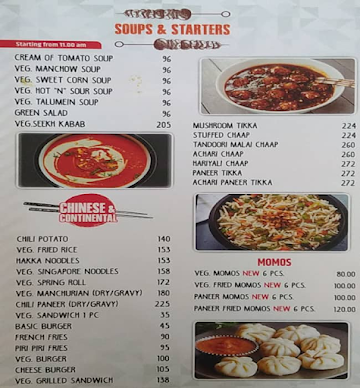 Hira Express menu 