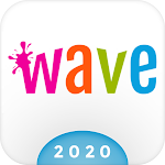 Cover Image of Baixar Fundo do teclado Wave - Animações, Emojis, GIF 1.66.0 APK