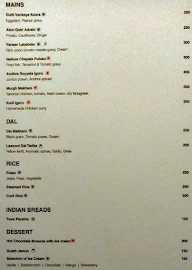 Kava - Fairfield By Marriott menu 1