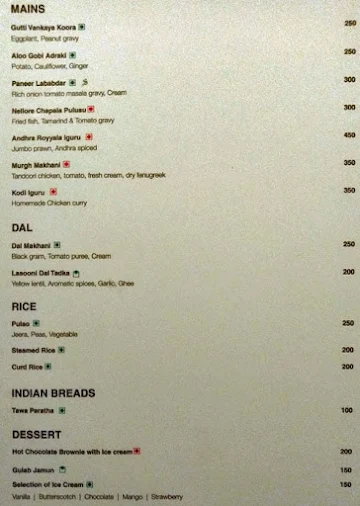 Kava - Fairfield By Marriott menu 