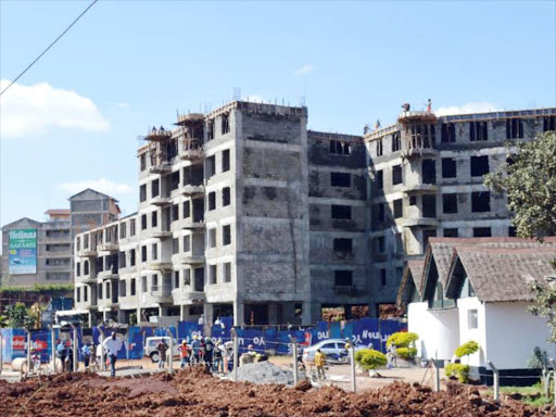 Apartments being put up by Runda Royal Limited along Kiambu Road /FILE