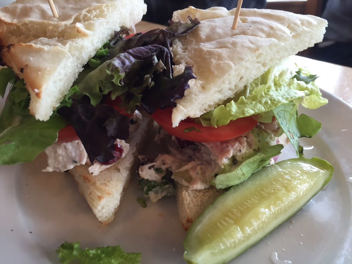 Chicken salad sandwich