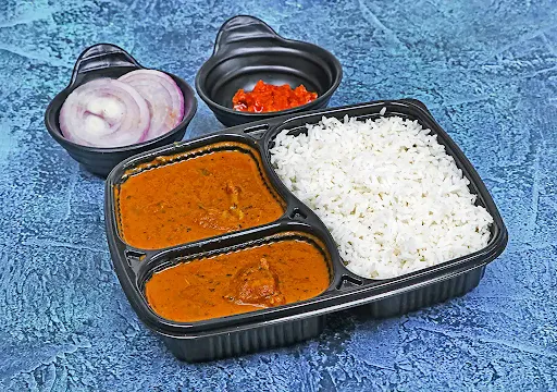 Chicken Curry And Steamed Rice