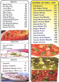 Agarwal Parathas And Snacks menu 2