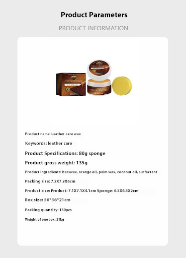 Title 10, Household Maintenance Leather Wax. Protect and ...