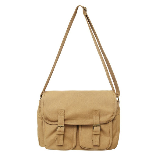 Title 5, Fashion Double-Pocket Lock Satchel Carry Essent...