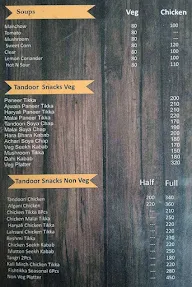 P3 Restaurant menu 1